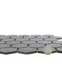 Le Cafe Black Porcelain 2" Hexagon Mosaic Tile 2"x2" Hexagon Mosaic Tile