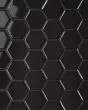 Le Cafe Black Porcelain 2" Hexagon Mosaic Tile 2"x2" Hexagon Mosaic Tile