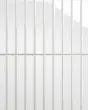 Le Cafe White Porcelain Straight Stack Mosaic Tile 1"x6" Straight Stack Mosaic Tile
