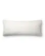 P0710 White 13"x35" Lumbar Pillow