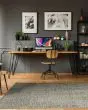 Hudson Fulton Ice Blue Area Rug