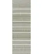 Recife Gazebo Stripe Sage Leaf/Ivory Area Rug