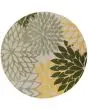Aloha ALH05 Green Multicolor Area Rug