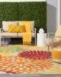 Aloha ALH05 Red Multi Colored Area Rug