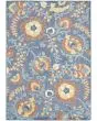 Aloha ALH17 Blue Rose 2'8"x4' Area Rug