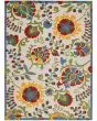 Aloha ALH17 Ivory/Multi Area Rug
