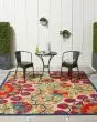 Aloha ALH20 Red/Multi Area Rug