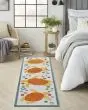 Aloha ALH27 Teal Multi Area Rug
