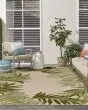 Aloha ALH40 Ivory Green Area Rug