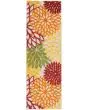 Aloha ALH05 Red Multi Colored Area Rug