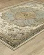 Andorra 2451b Ivory/Blue Area Rug