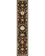 Antique Bloom ANB01 Black Area Rug