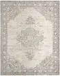 Antique Fusion ANF01 Ivory Charcoal 3'11"x5'10" Area Rug