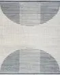 Astra Machine Washable ASW03 Ivory Blue Rug