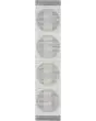 Astra Machine Washable ASW05 Ivory Blue Rug