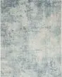 Astra Machine Washable ASW07 Blue Ivory Rug