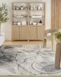 Astra Machine Washable ASW14 Silver Blue Rug