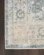 Astra Machine Washable ASW16 Teal Beige Rug