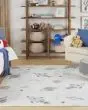 Astra Machine Washable ASW18 Ivory Rug