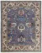 Beall 6708F Blue/Red Area Rug