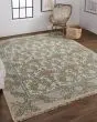 Beall 6714F Ivory/Pink/Green Rug