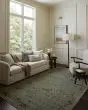 Briar BRR-02 Aqua/Olive Area Rug