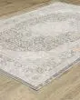 Cavett CAV02 Grey/Orange 2'7"x7'9" Runner Rug
