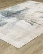 Cavett CAV03 Ivory/Blue 5'3"x7'6" Area Rug