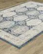 Cavett CAV07 Blue/Gold 2'7"x7'9" Runner Rug