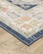 Cavett CAV07 Blue/Gold 2'7"x7'9" Runner Rug
