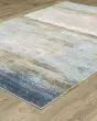 Cavett CAV09 Blue/Beige 5'3"x7'6" Area Rug
