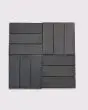 Celine Black Glazed Porcelain Tile 2"x6" Tile