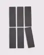 Celine Black Glazed Porcelain Tile 2"x6" Tile