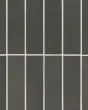 Celine Black Matte Glazed Porcelain 2"x6" Field Tile