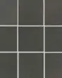Celine Black Matte Glazed Porcelain 4"x4" Square Field Tile