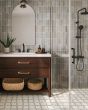 Celine Blue Glazed Porcelain Tile 2"x6" Tile