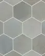 Celine Blue Matte Glazed Porcelain 4.5"x4" Hexagon Field Tile