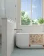 Celine Glossy White Glazed Porcelain Tile 2.5"x12" Tile