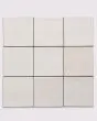 Celine Matte White Glazed Porcelain Tile 4"x4" Tile