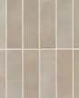 Celine Taupe Matte Glazed Porcelain 2"x6" Field Tile
