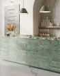 Chroma Aquamarine Glazed Porcelain Tile 2"x18" Tile