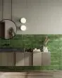 Chroma Green Glazed Porcelain Tile 2"x18" Tile
