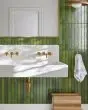 Chroma Green Glazed Porcelain Tile 2"x18" Tile