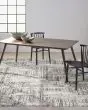 CK024 Irradiant IRR01 Cream Black Area Rug