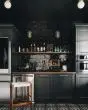 Cloe Black Glazed Ceramic Tile 5"x5" Tile