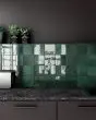 Cloe Green Glazed Ceramic Tile 5"x5" Tile