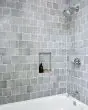 Cloe Grey Glazed Ceramic Tile 5"x5" Tile