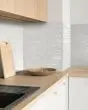 Earthen Vintage White Glossy Porcelain 3x12 Tile