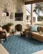 Easton ESN-10 Fog/Teal Area Rug