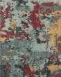 Evolution 8036c Blue/Red Area Rug